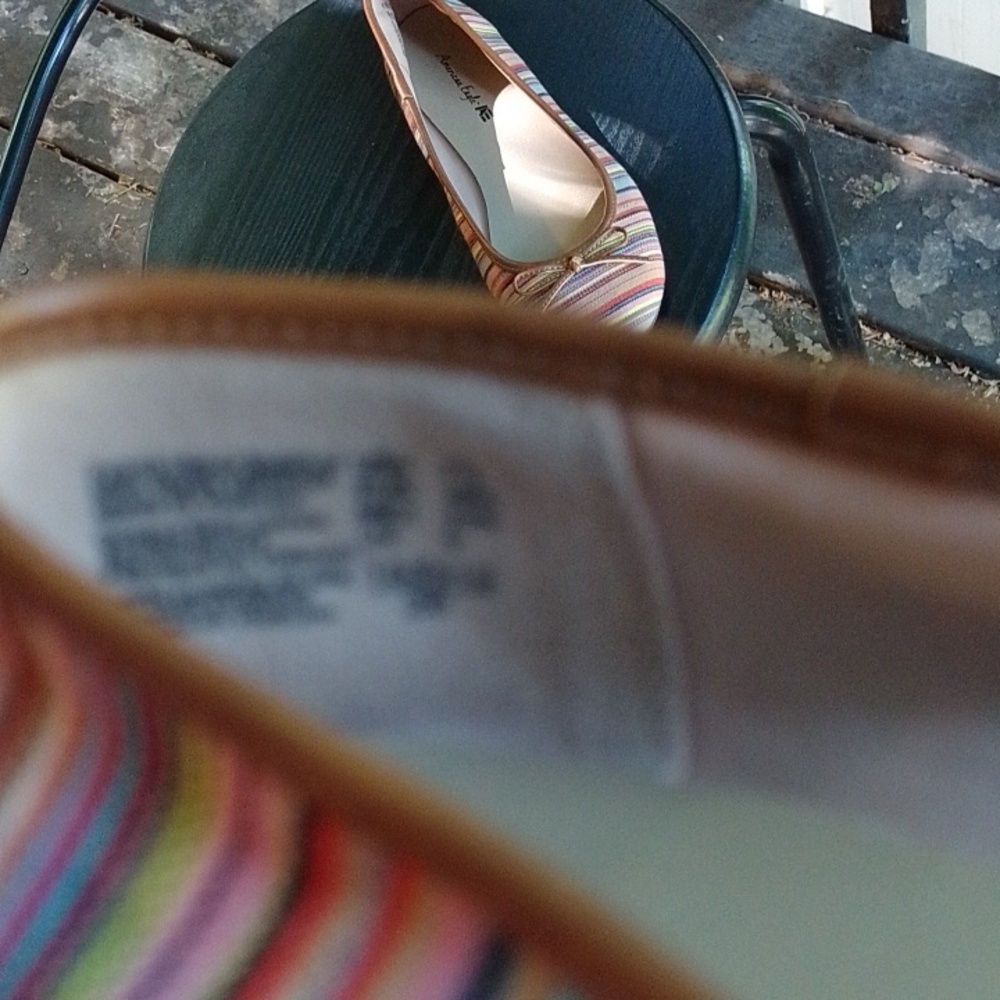 American Eagle Outfitters Brown Flats with Bow Detail - Picture 7 of 8